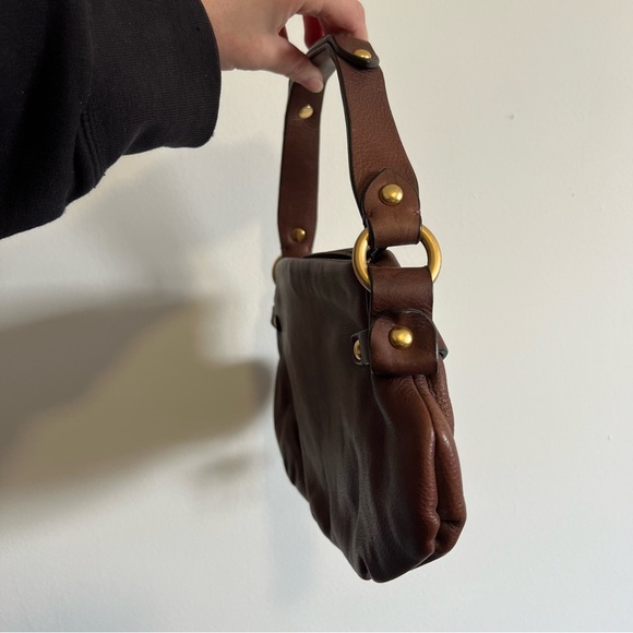 Vintage Juicy Couture Leather Purse Brown Y2K Handbag G&P 2000’s - Picture 4 of 16